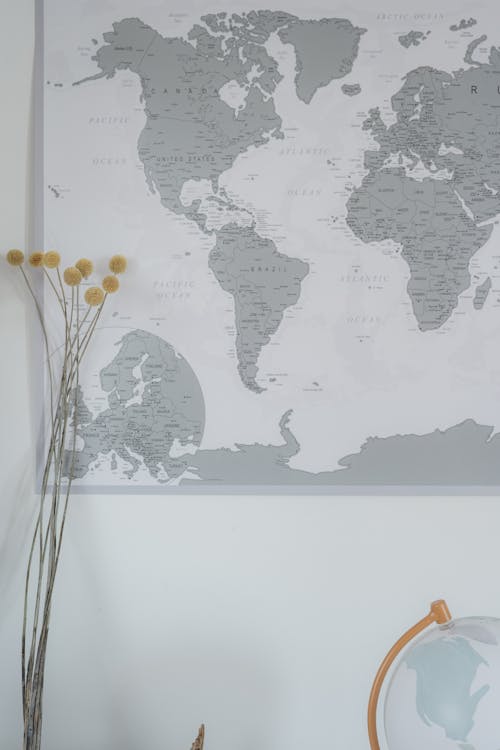 A World Map on the Wall