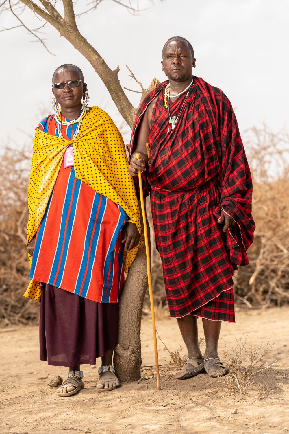 A Couple Wearing Traditional Clothes · Free Stock Photo