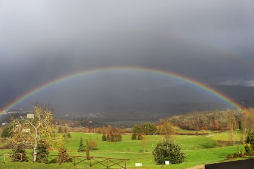 Free stock photo of big rainbow, casentino, colors