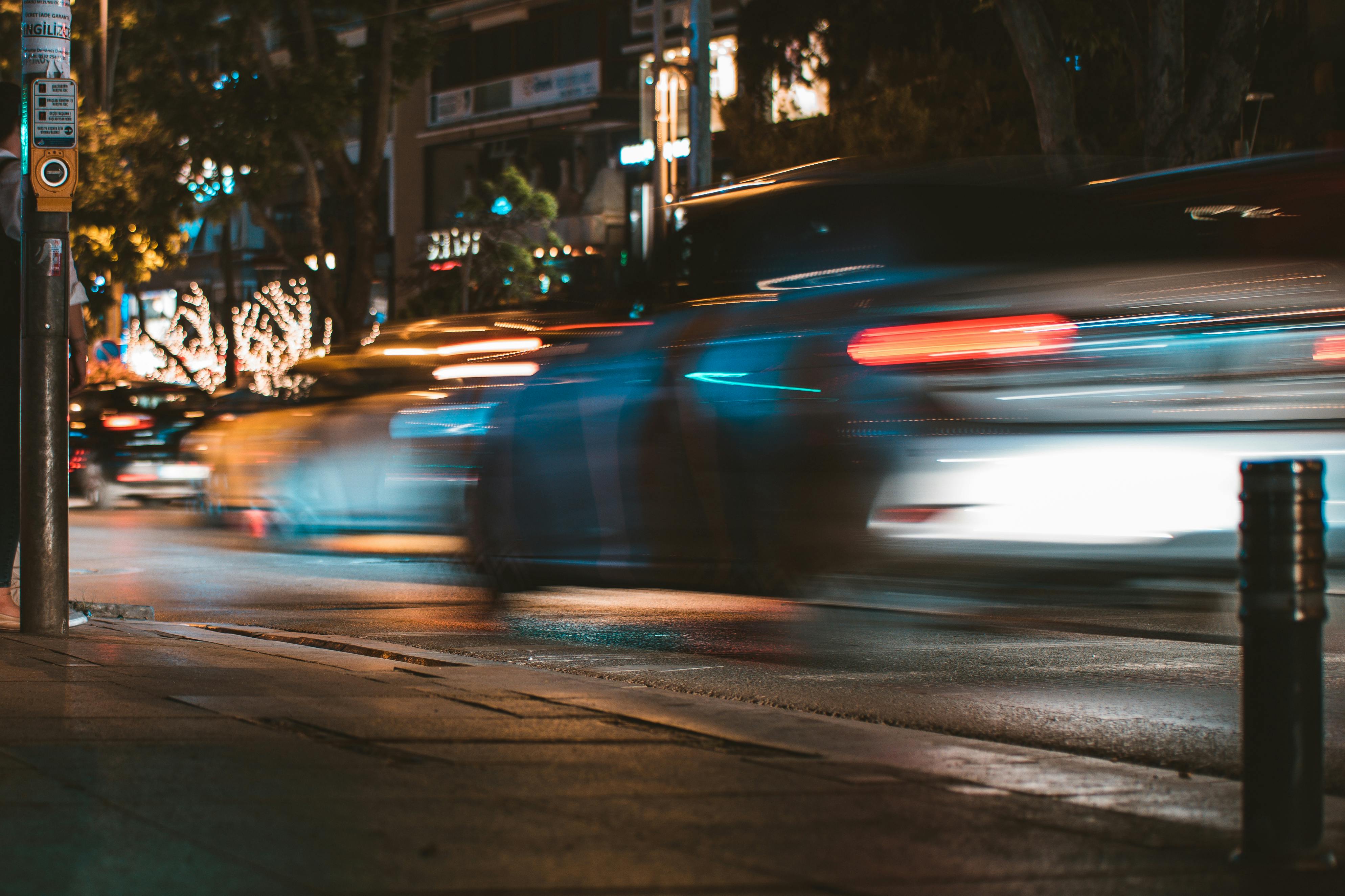 Download Motion Blur, Traffic Light, Night. Royalty-Free Stock Illustration  Image - Pixabay