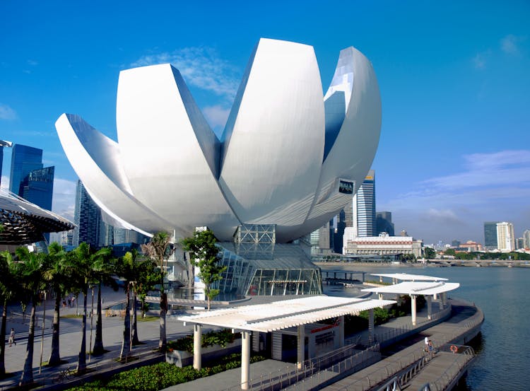 White Concrete Building Under Blue Sky