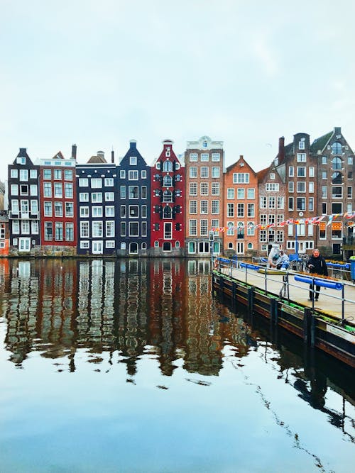 amsterdam, binalar, dikey atış içeren Ücretsiz stok fotoğraf