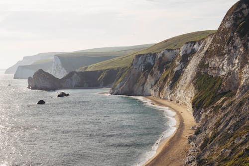 Cliffs on Sea Shore