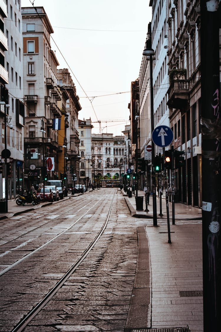 A Street In Milan, Italy