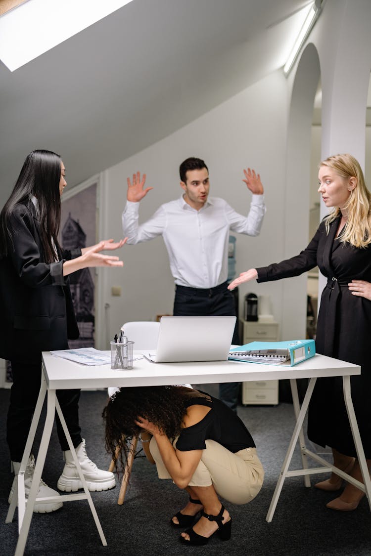 People Having A Meeting At The Table