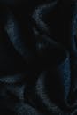 Dark Blue Textile in Close-Up Photography