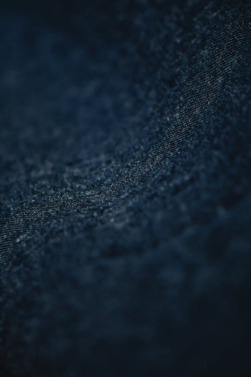 Close-up Shot of a Denim Fabric