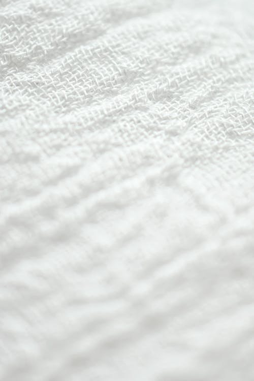 White Cloth in Close Up Photography