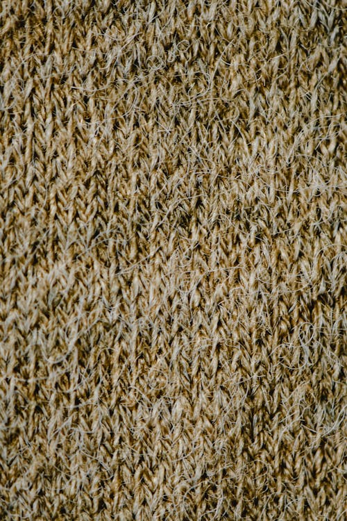 Free A Brown Knit Textile Stock Photo