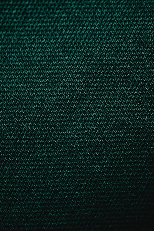 Free Macro Shot of Green Textile Stock Photo
