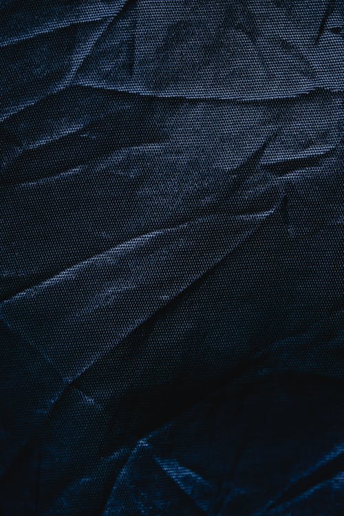 Close-Up Shot of Blue Textile