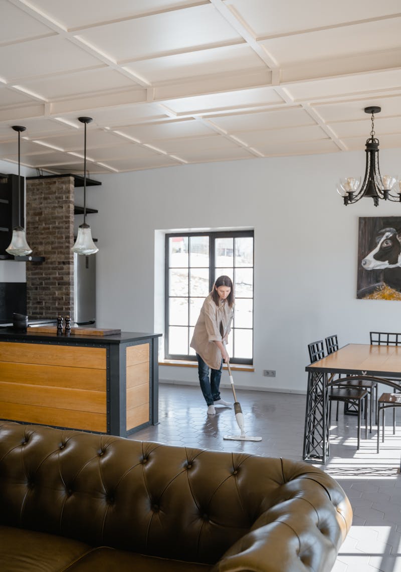 Schoonmaak na werken