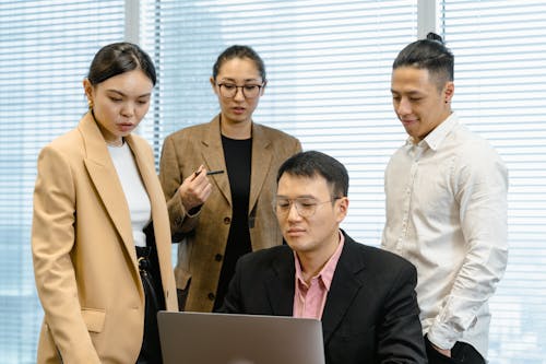 Employees Meeting at Work 