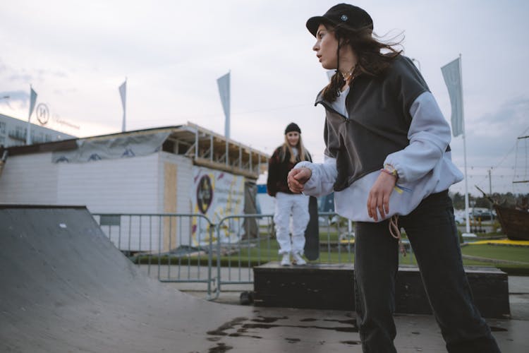 Girls On A Skate Park