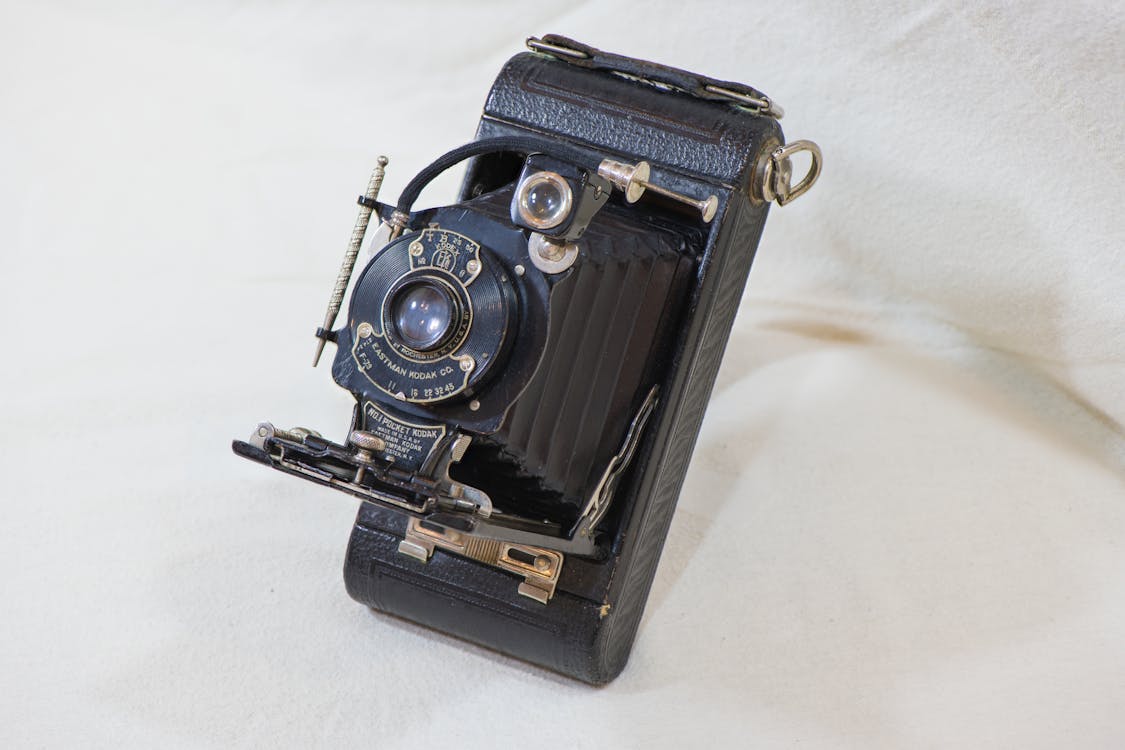 Close-up Photography of Vintage Camera