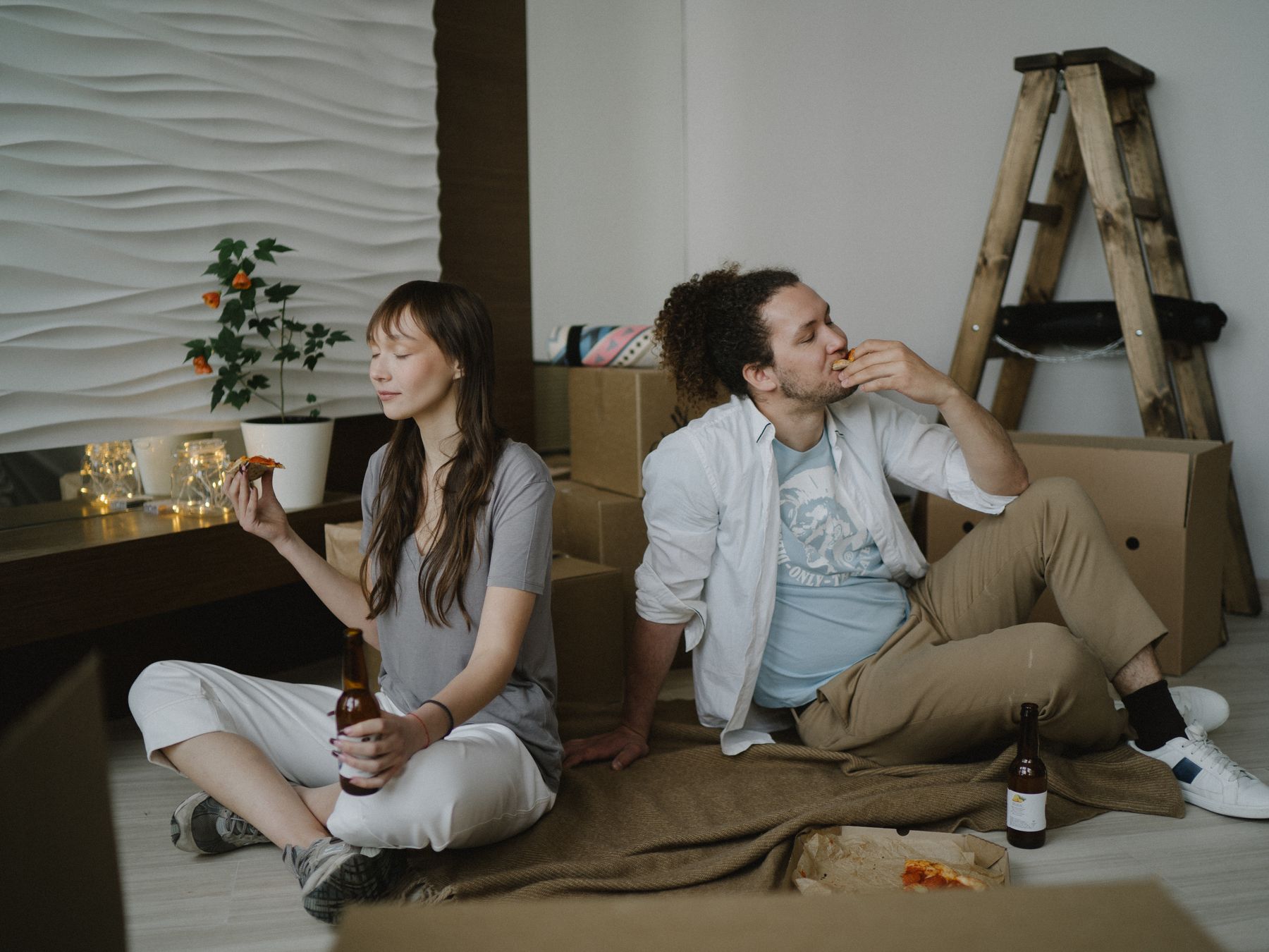 Middlezoy — professional movers carrying furniture on a house move
