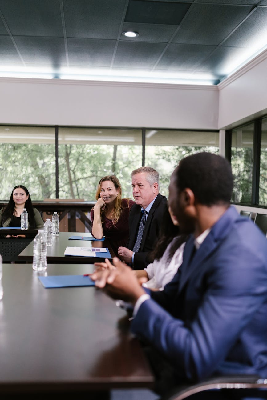 Professionals in a Business Meeting