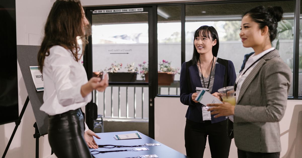 A networking event with professionals in life sciences.