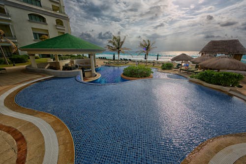 Kostenlos Panoramablick Auf Das Resort Stock-Foto