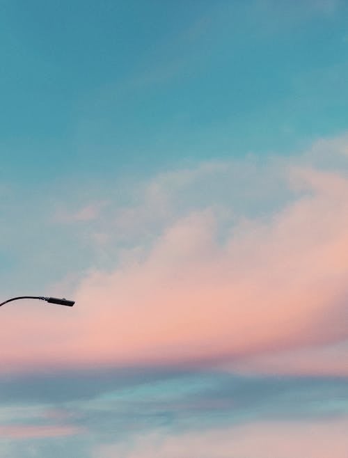 Foto stok gratis awan, lampu jalan, langit