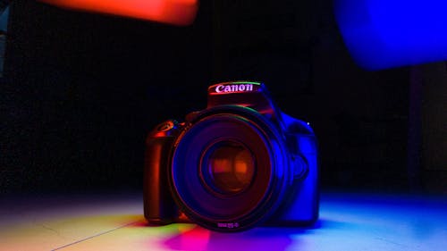 Free Close-Up Photo of a Canon Camera Stock Photo