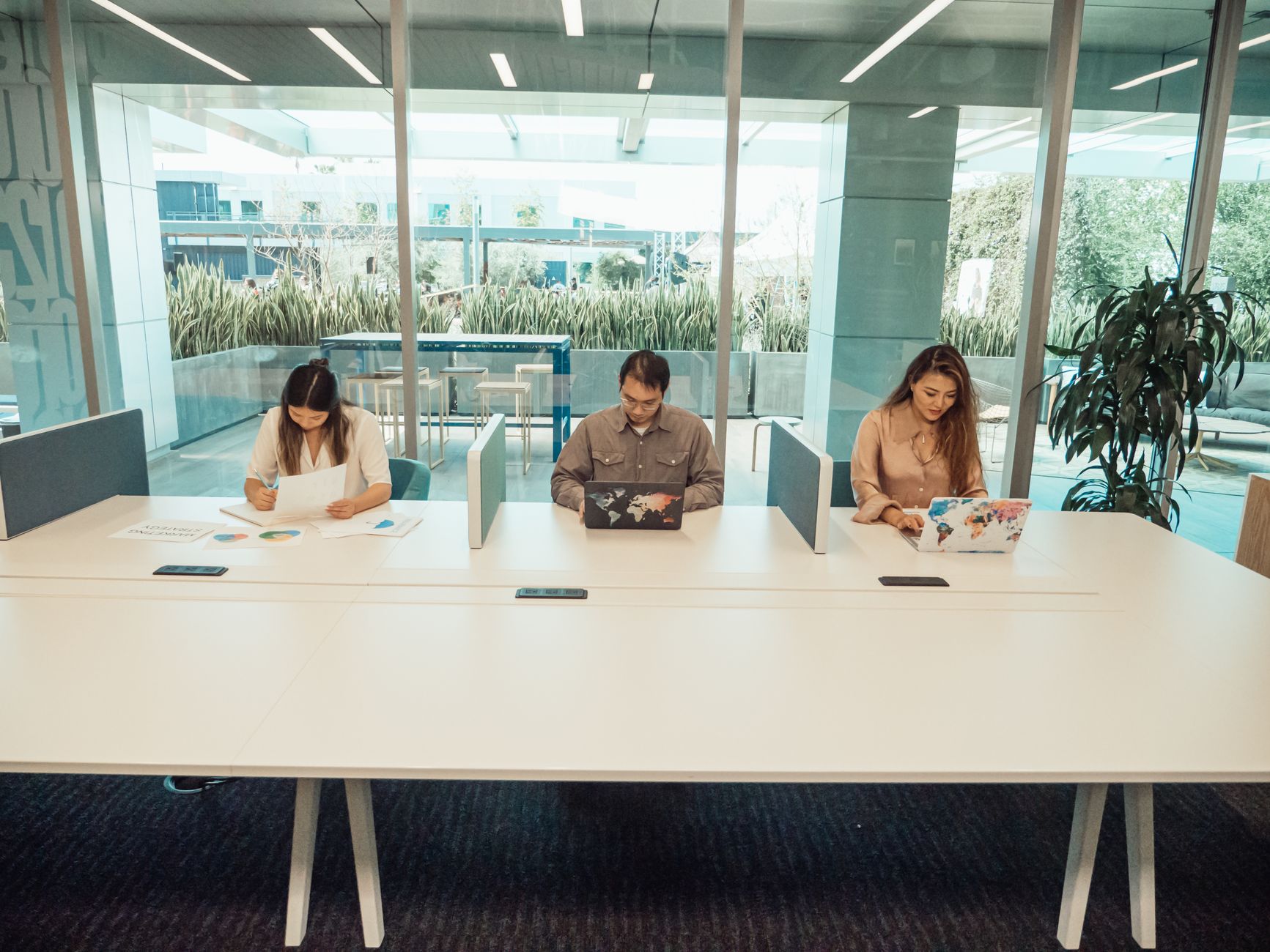 Modern coworking space in Southeast Asia
