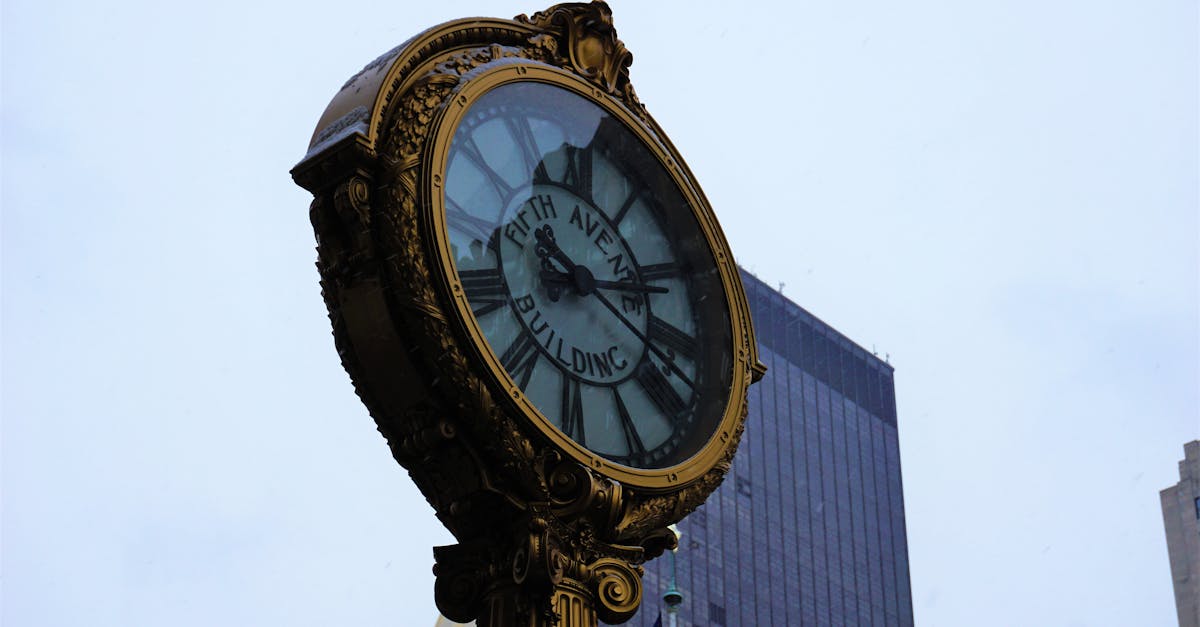 Free stock photo of clock, day, fifth avenue