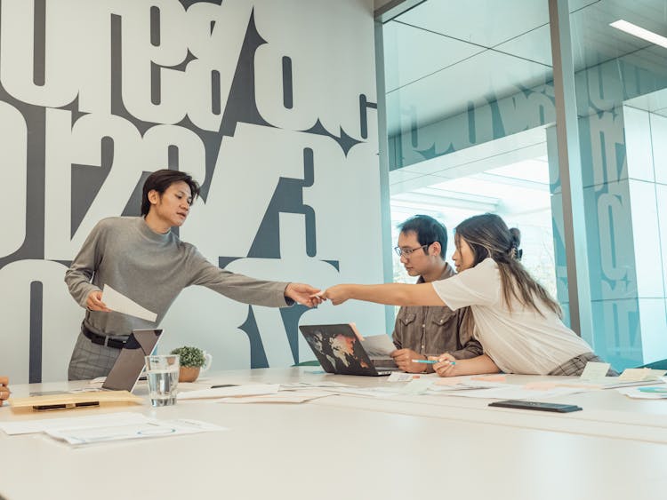 People In The Meeting Room