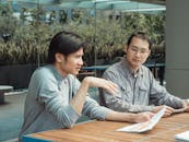 Two Men Working in the Office