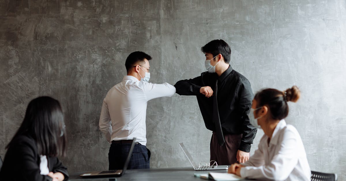 Office Social Gathering With Colleagues Avoiding Interaction