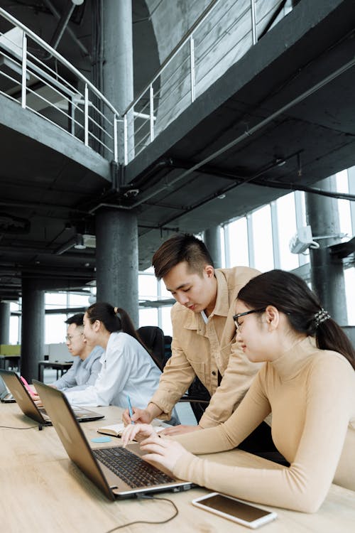 Colleagues Working in an Office