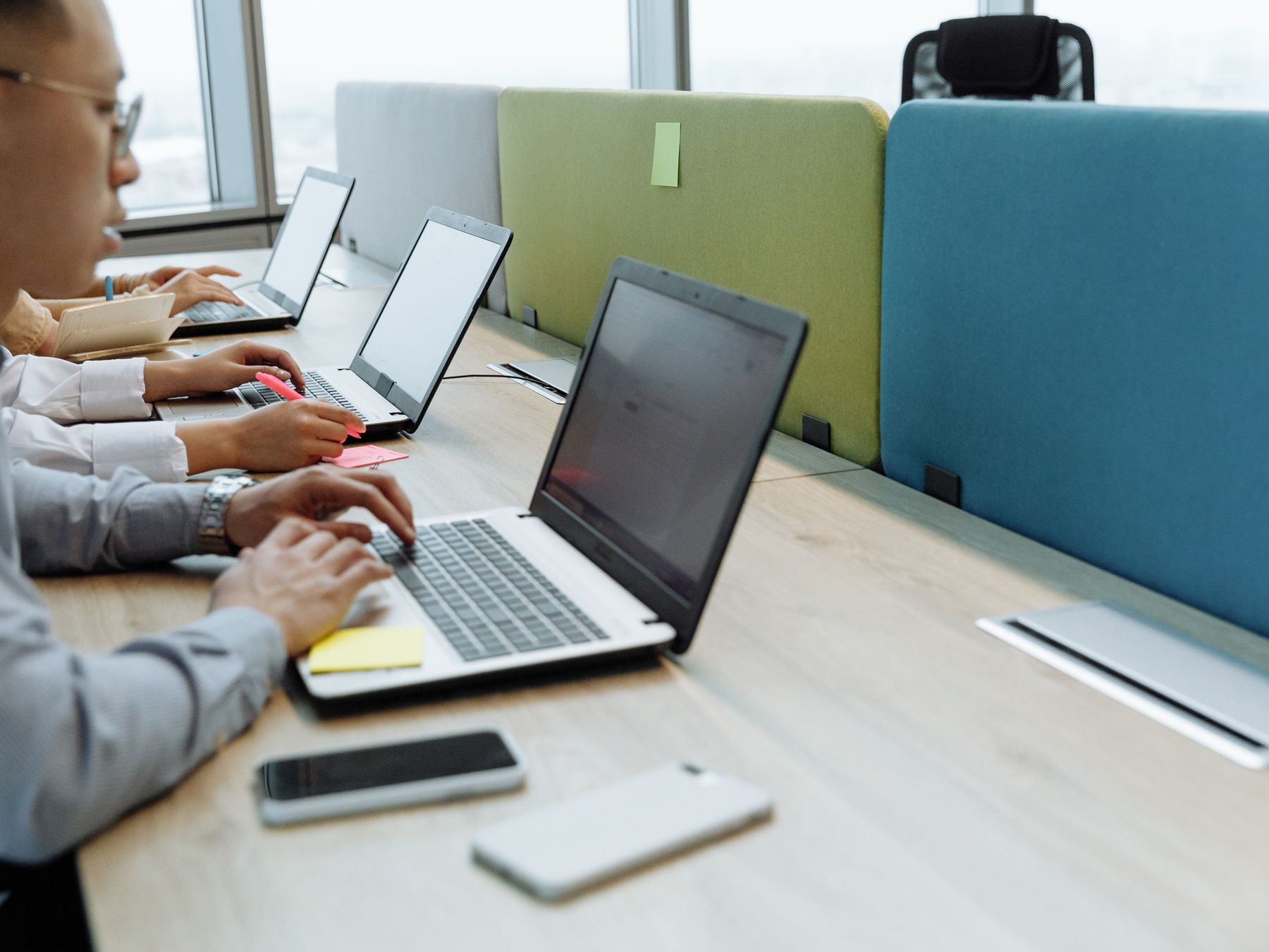 Shawbury — office relocation team moving desks and equipment