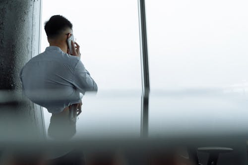 Person Talking on the Phone