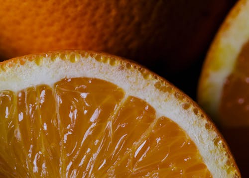 Close Up Photo of Sliced Orange