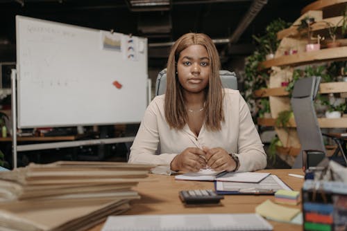 Woman Working in the Office