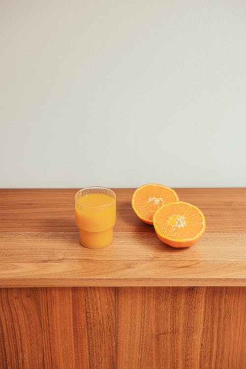 Orange Juice in a Drinking Glass