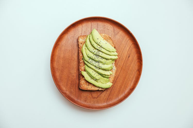 Sliced Avocado On Toast