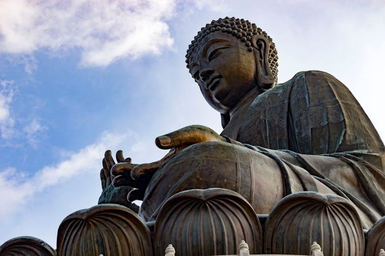 Low Angle Shot Of Monumental Statue