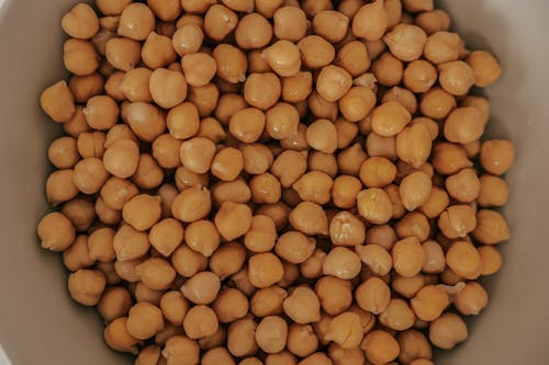 Close-Up Photo Chickpeas in a Bowl