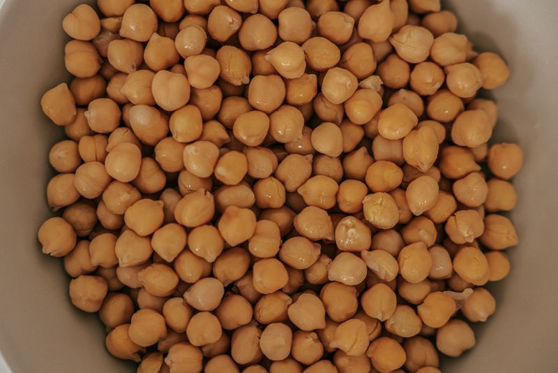 Chickpeas in a bowl