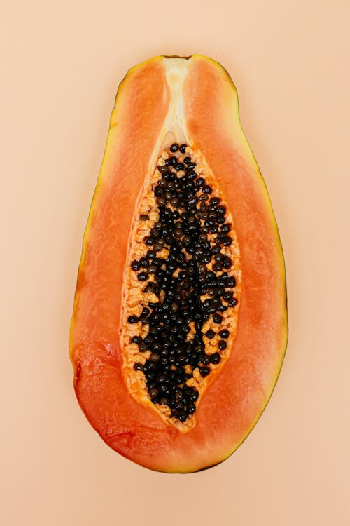 Ücretsiz dilimlenmiş, meyve, papaya içeren Ücretsiz stok fotoğraf Stok Fotoğraflar