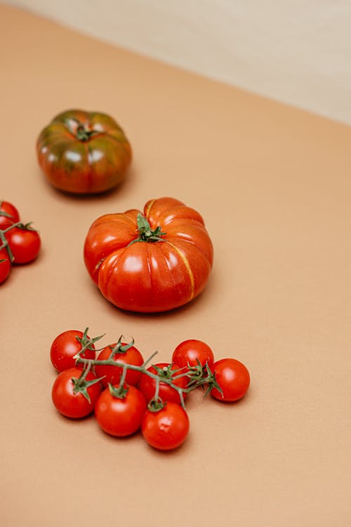 Red Tomatoes on the Table