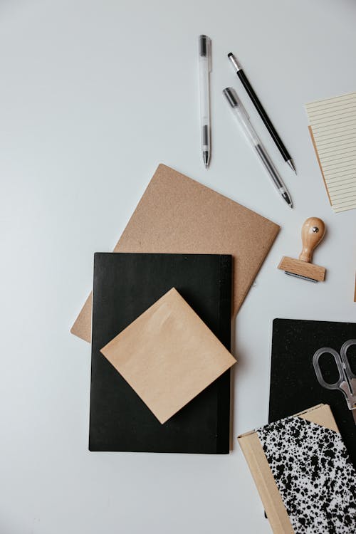 Writing Materials on the Desk