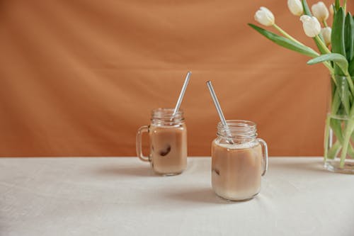 Immagine gratuita di bevande, caffè ghiacciato, fiori