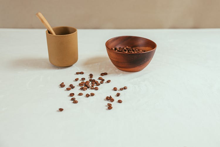 A Coffee Beans On The Table 