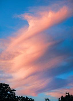 White Clouds and Blue Sky