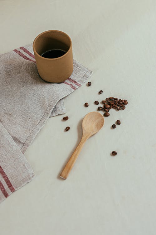 Gratis stockfoto met arabica koffie, doek, drankje