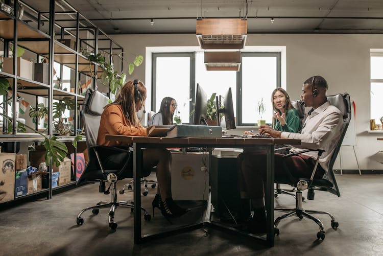 People Working In The Office