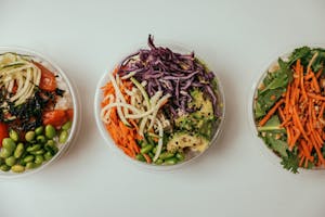 Close Up Photo of Mixed Vegetables in Bowls