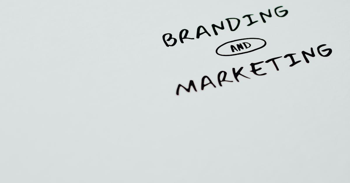 A minimalist image featuring the words 'Branding' and 'Marketing' on a white background, ideal for digital marketing themes.